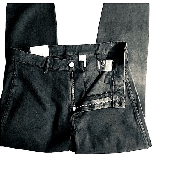 H & M Jeans Skinny, High Waist, Ankle Length Coup Moulante, Black, Size 30 - Picture 1 of 9